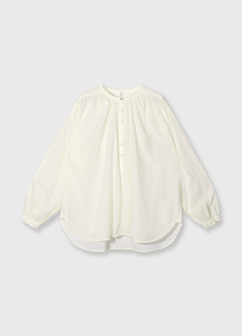 flowy blouse | faded pastel yellow