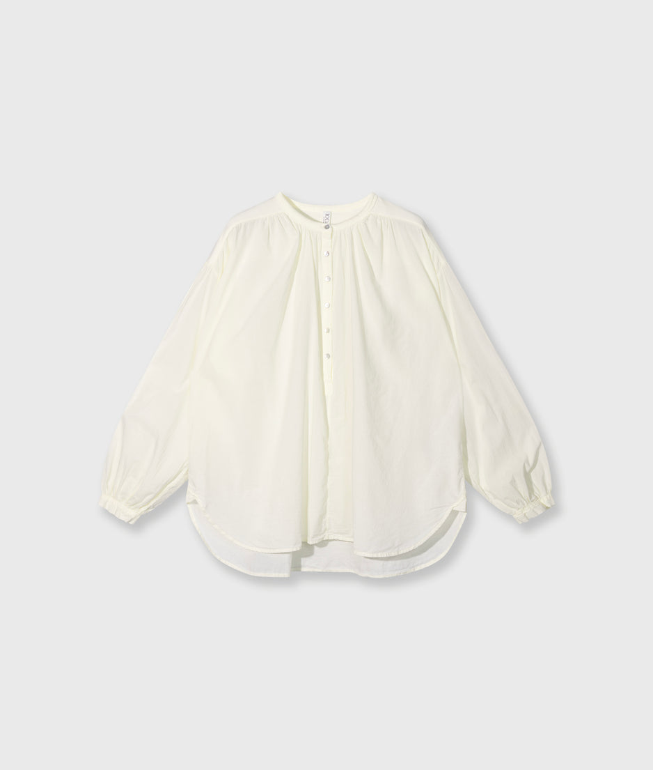 flowy blouse | faded pastel yellow