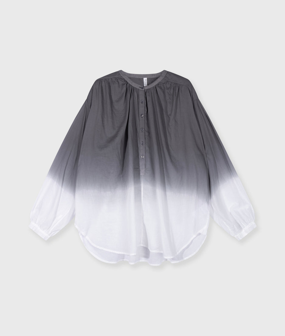dip dye blouse | mid grey