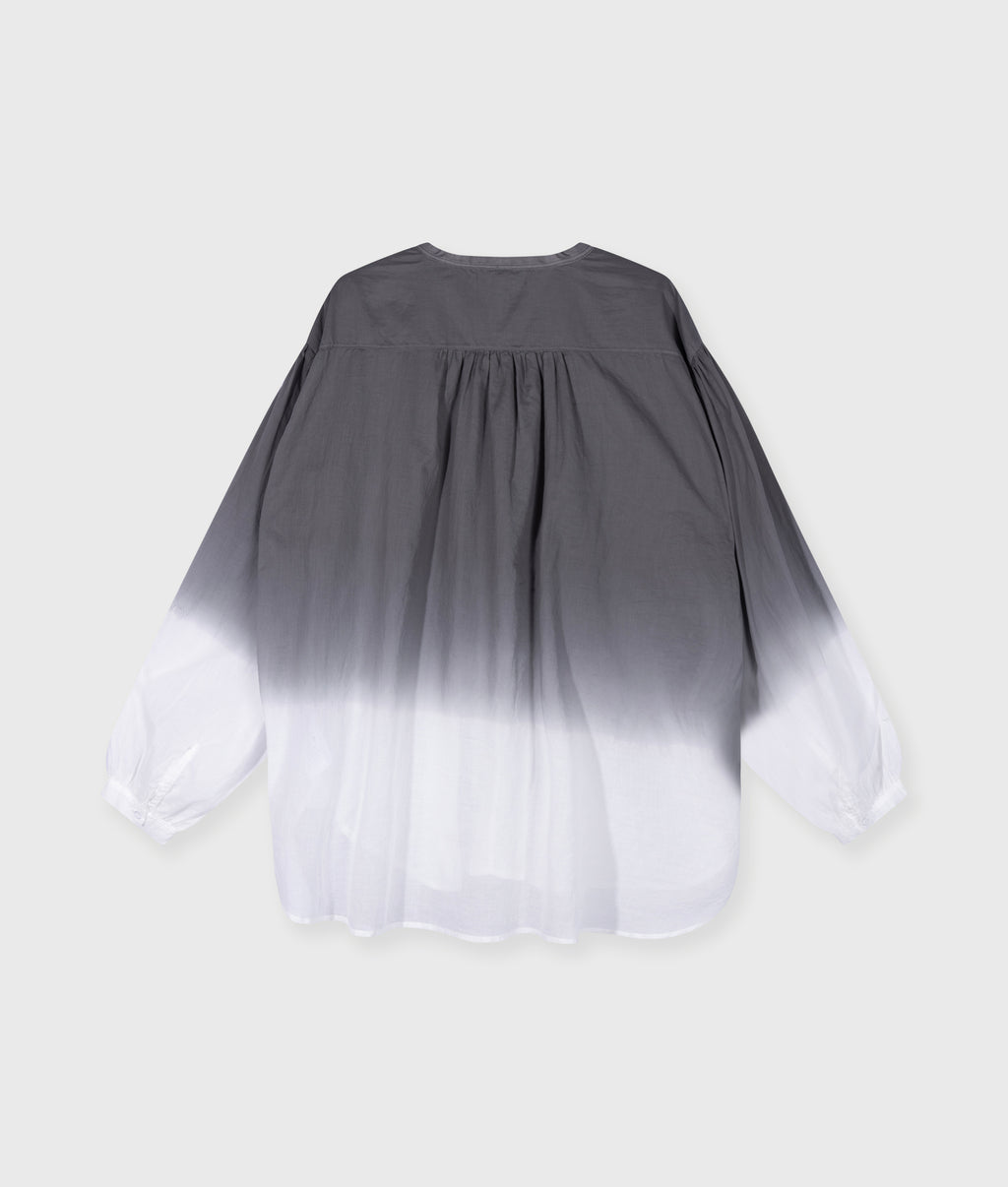 dip dye blouse | mid grey