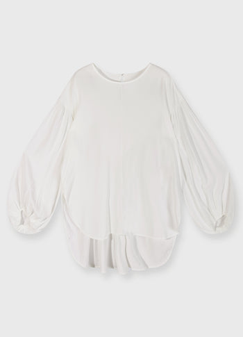 puffy blouse | ecru