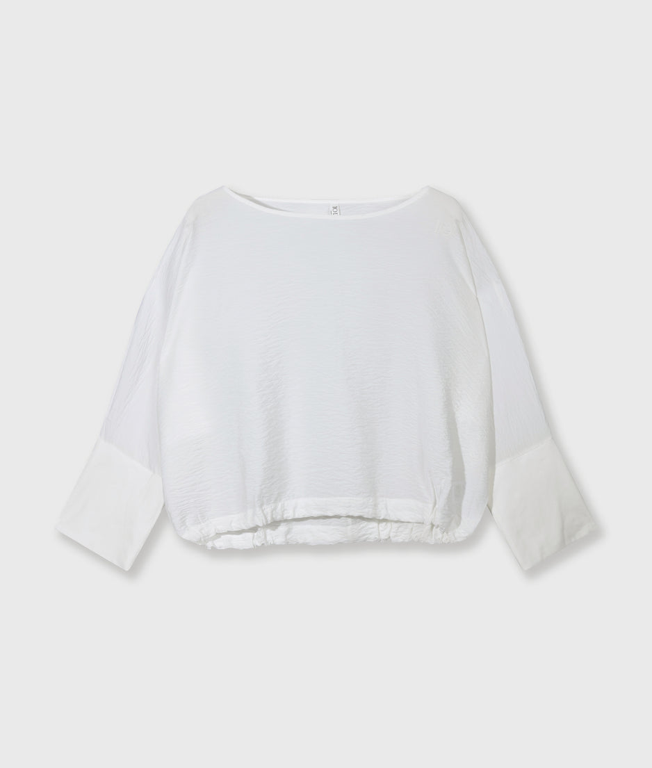 batwing top | ecru