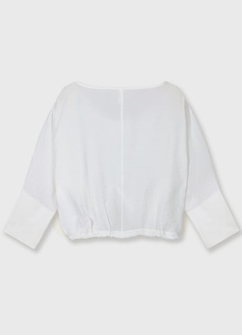batwing top | ecru