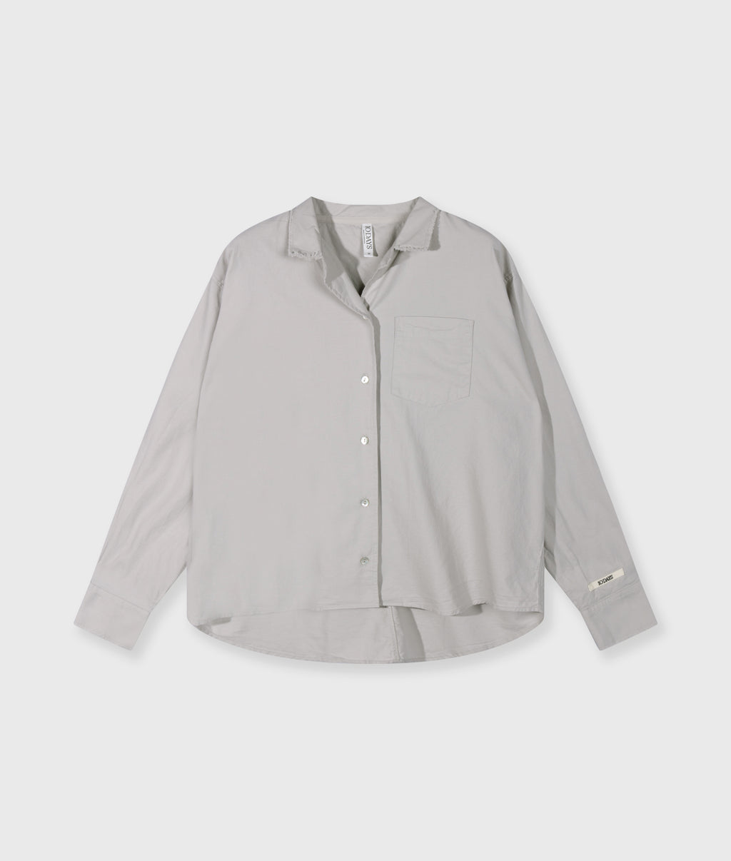 pique shirt | stone