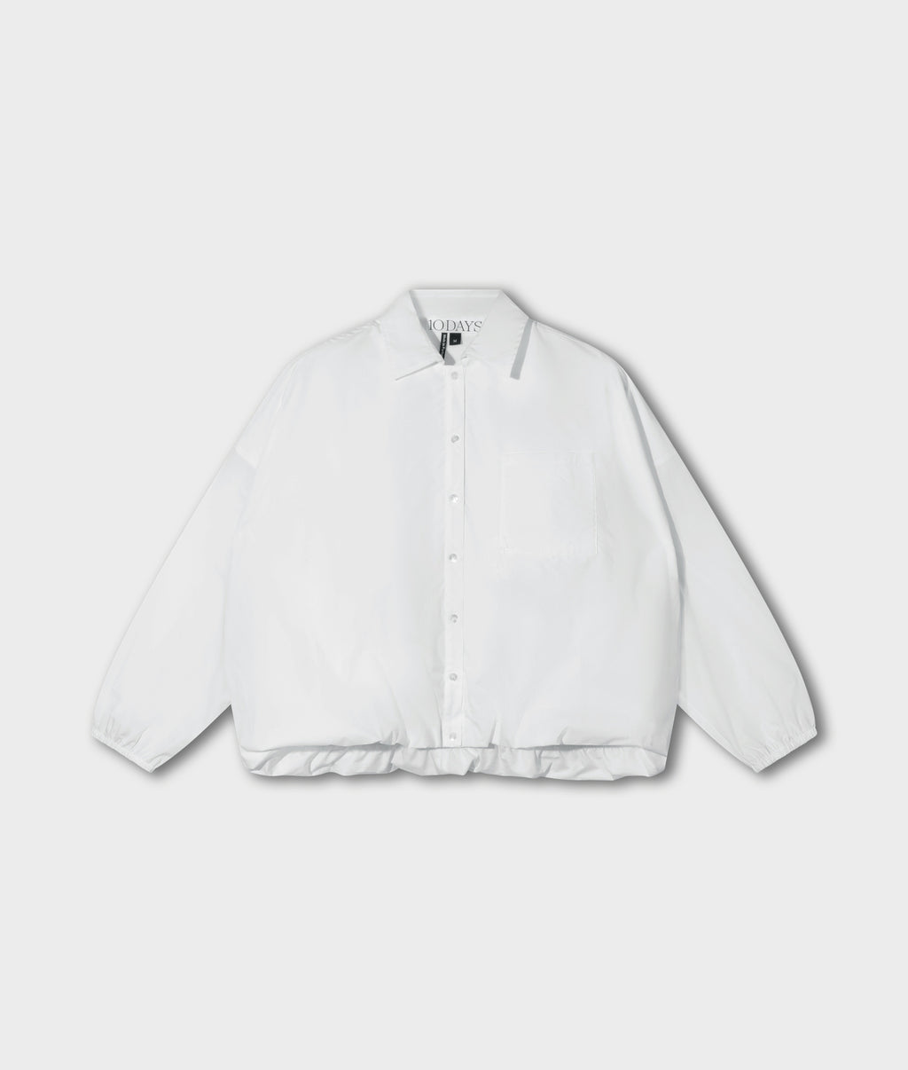 Smoking-Bluse | white