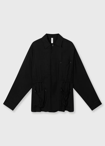 safari jacket | black
