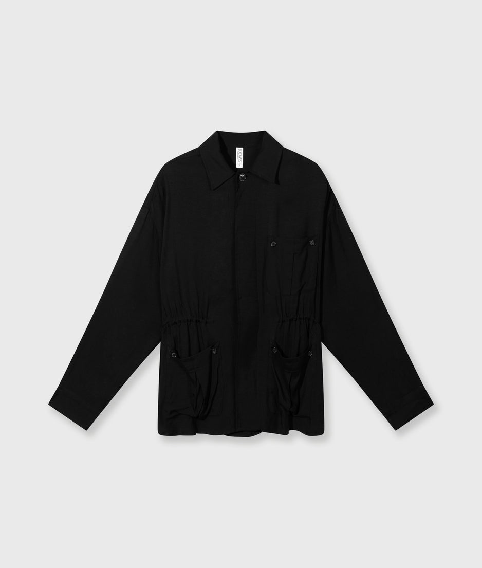safari jacket | black