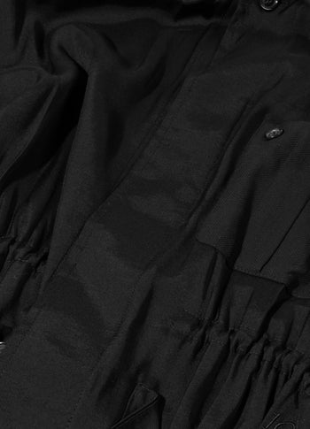 safari jacket | black
