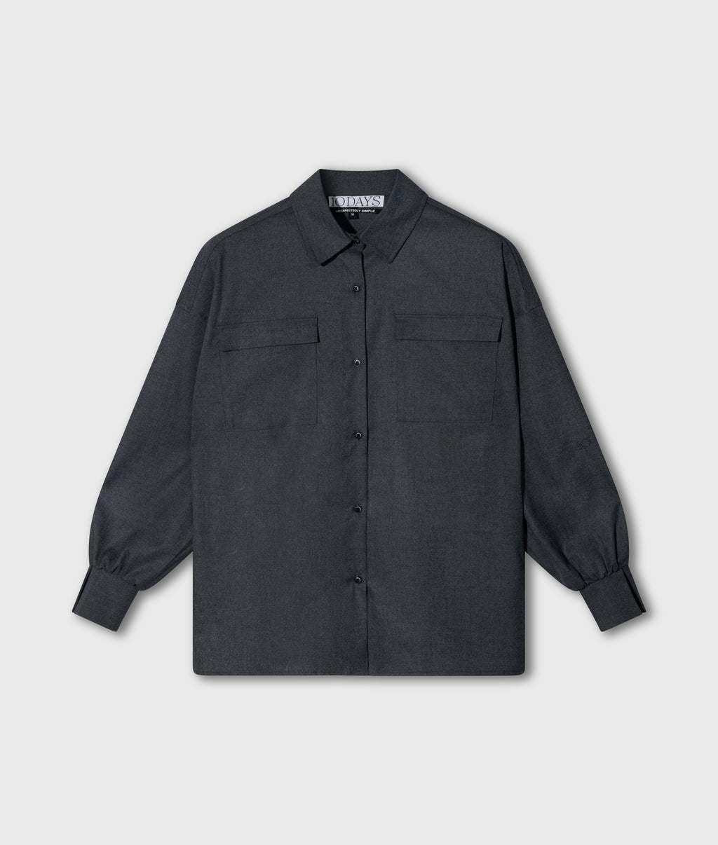 blouse met taillekoord | antra melee
