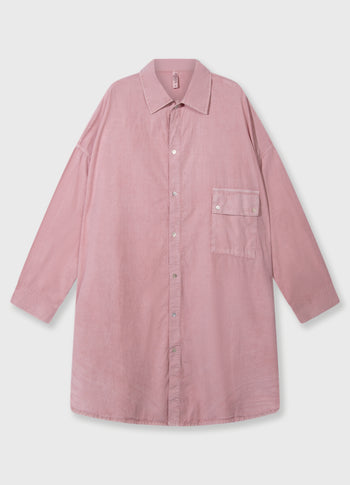 overshirt | raspberry