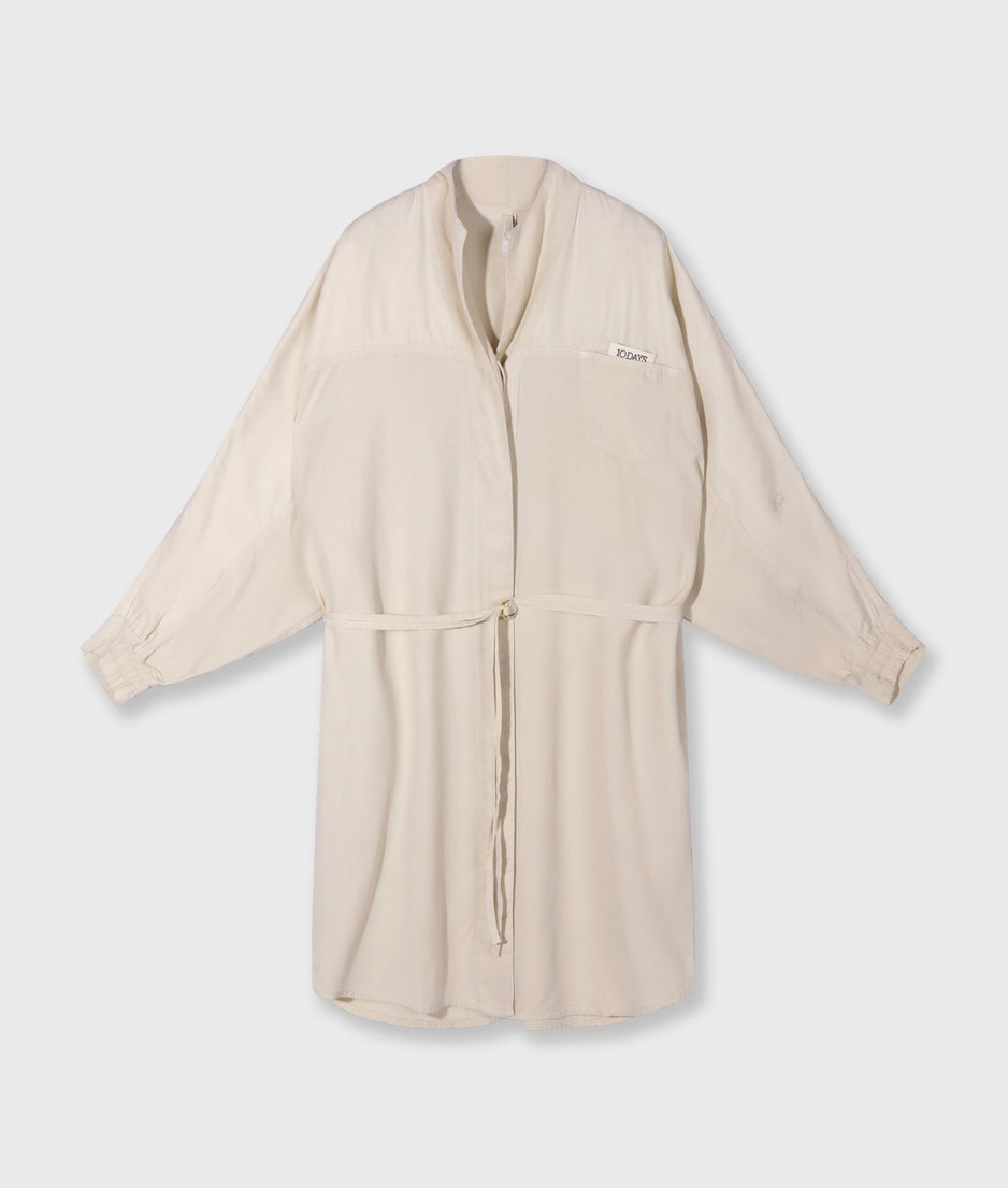 kimono dress tencel | light earth