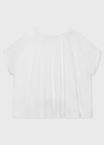 shortsleeve blouse | white