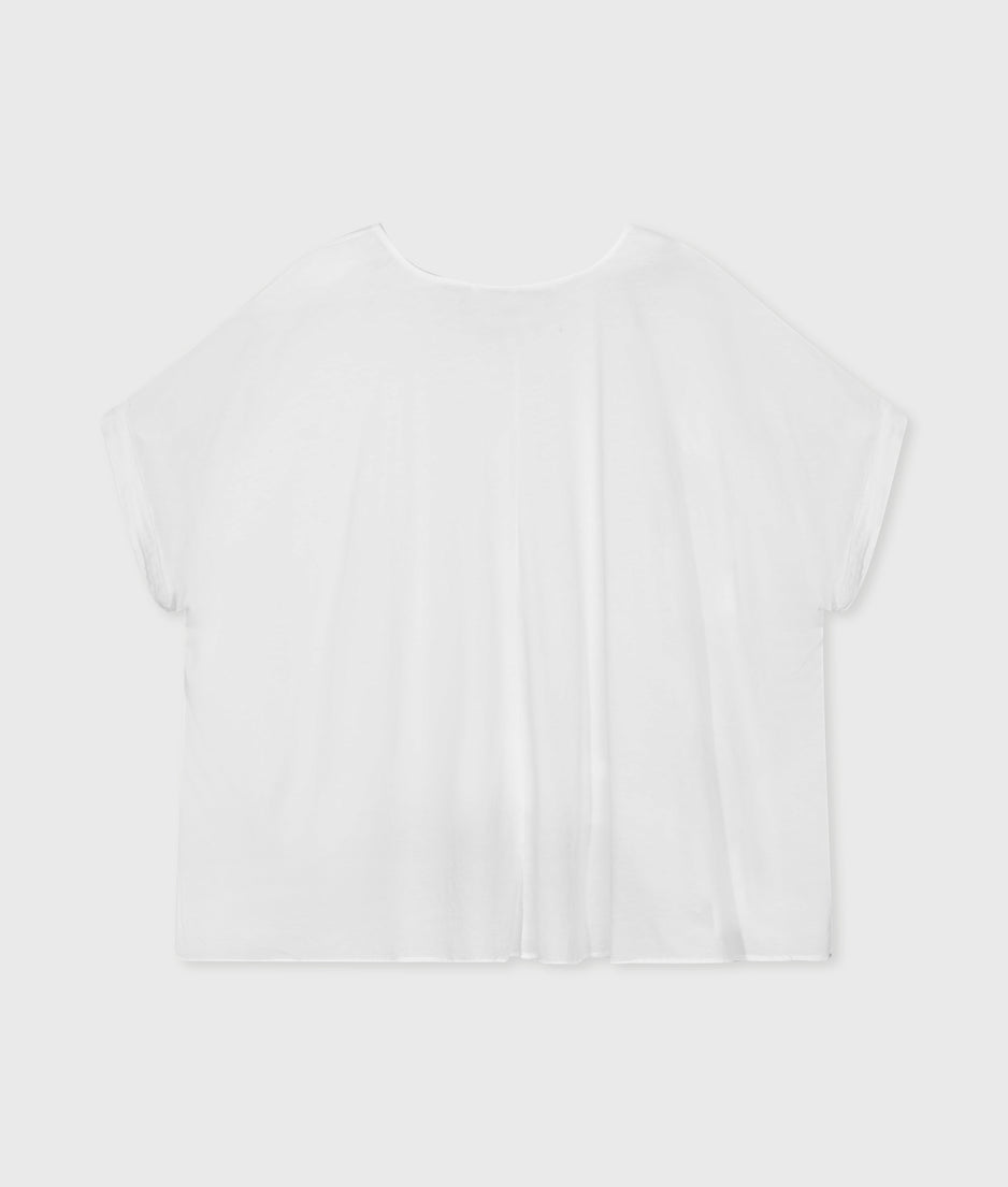 shortsleeve blouse | white