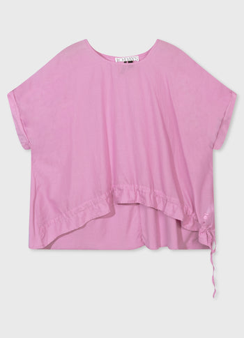 shortsleeve blouse | violet
