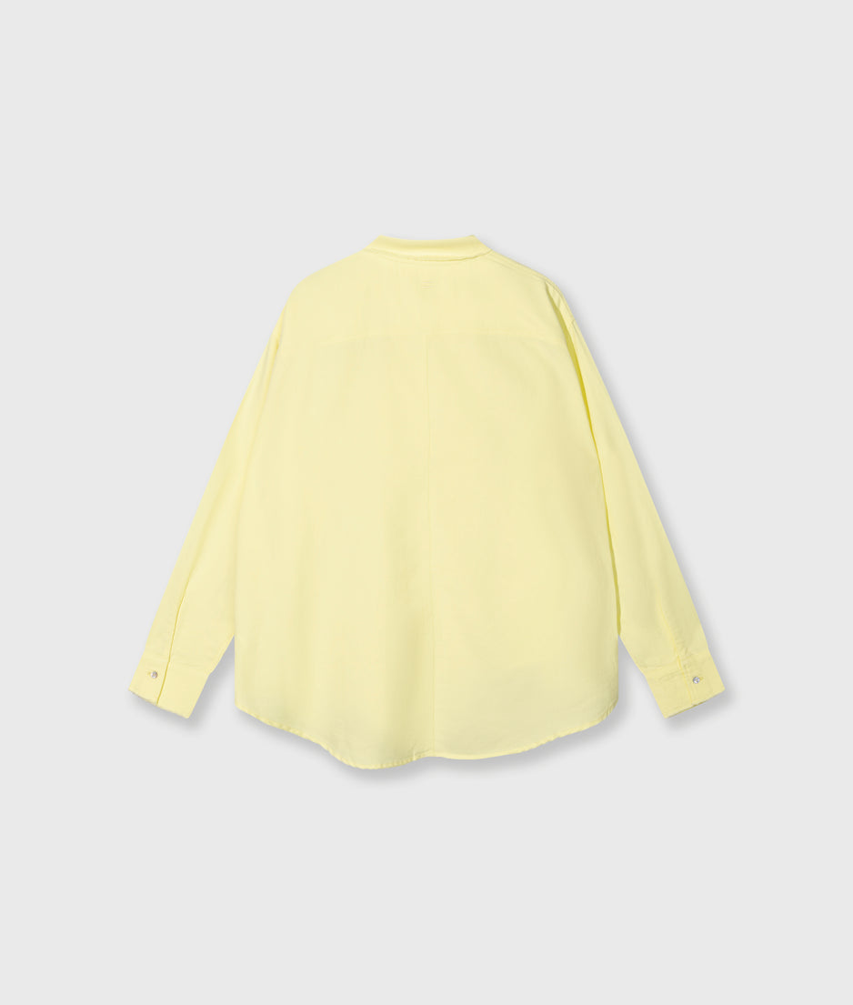 pique shirt | pastel yellow