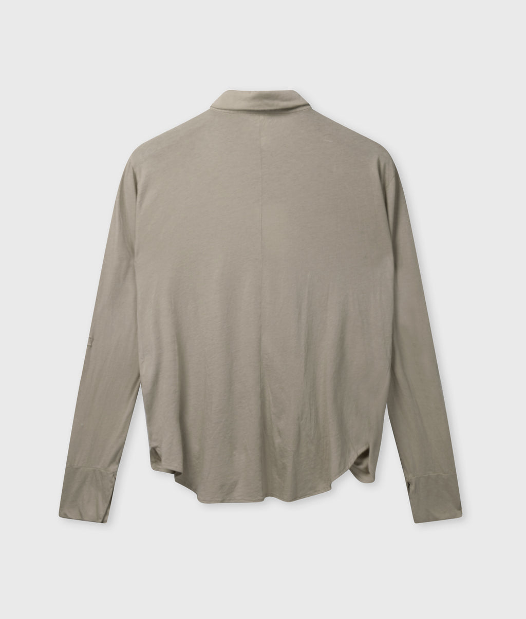 wrap blouse | fog