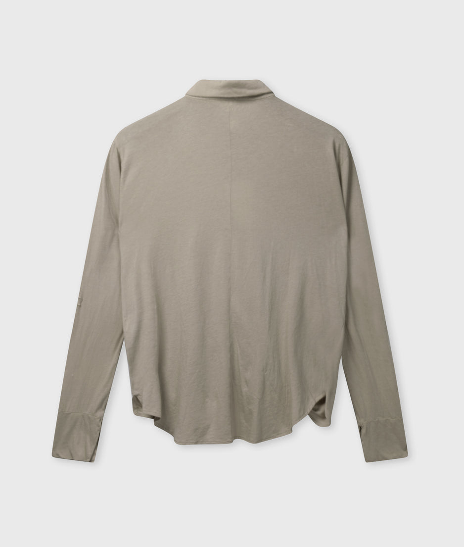 wrap blouse | fog