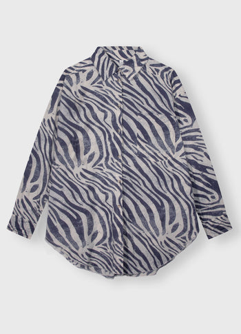 blouse zebra voile | light vanilla