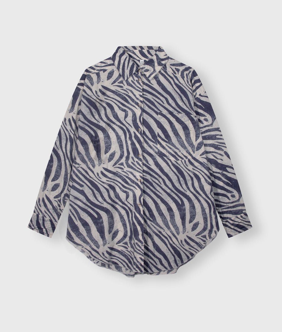 blouse zebra voile | light vanilla