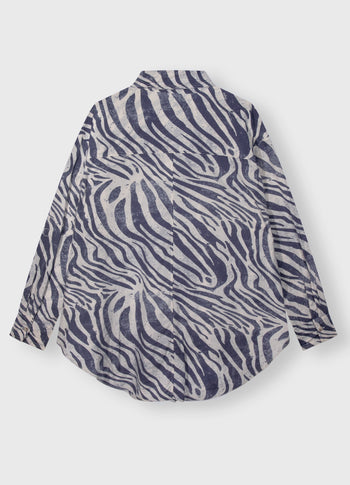 blouse zebra voile | light vanilla