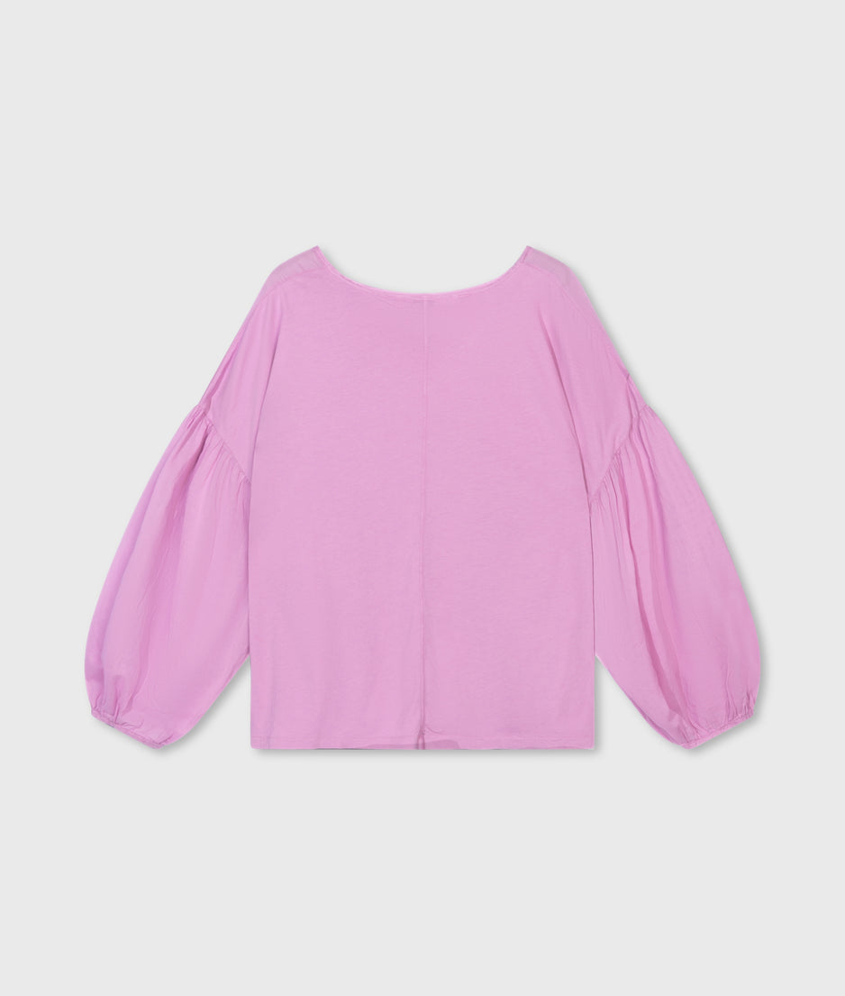 balloon sleeve blouse | violet