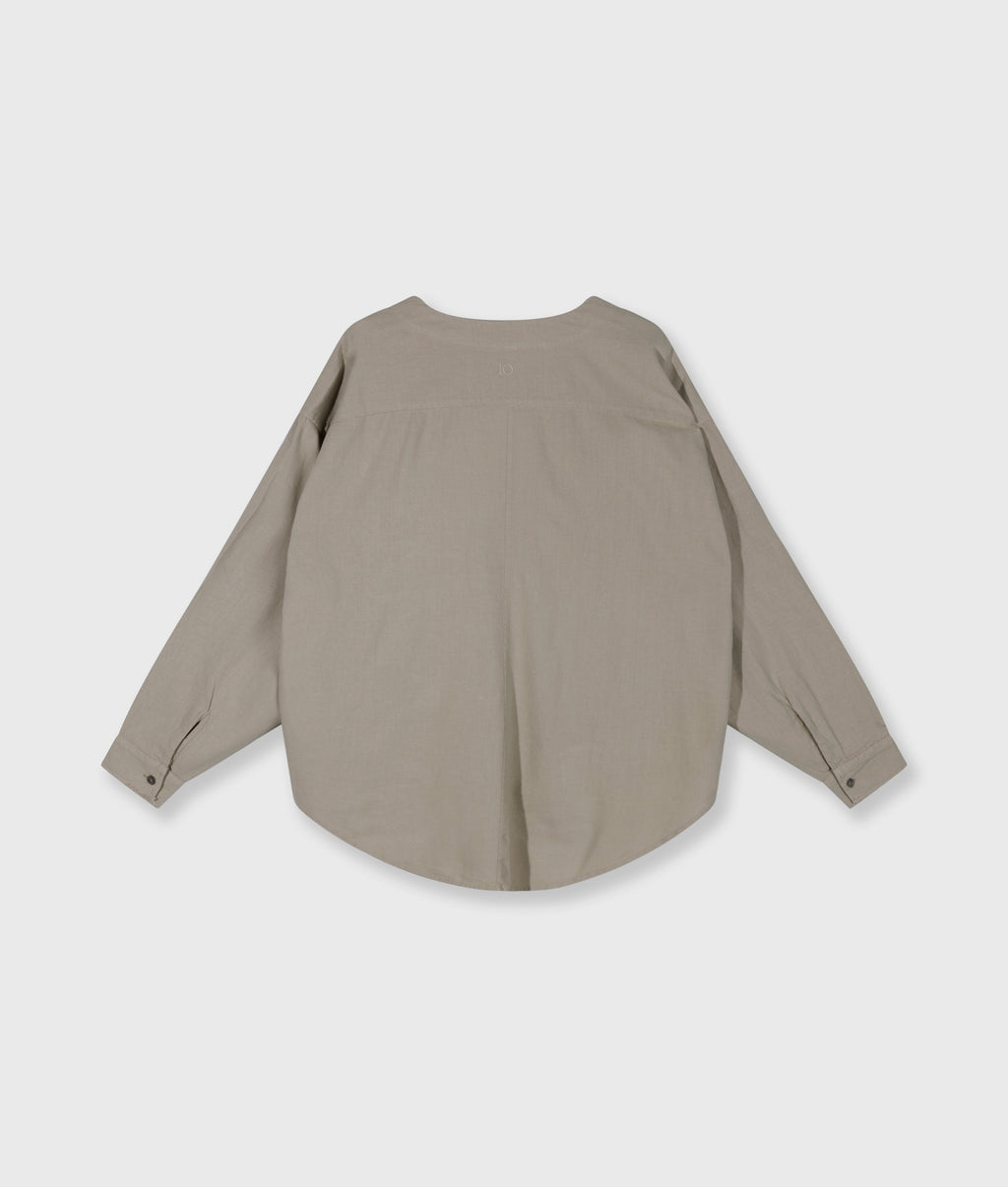 cotton linen blouse | fog