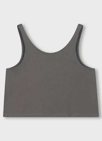 logo tank top | oil