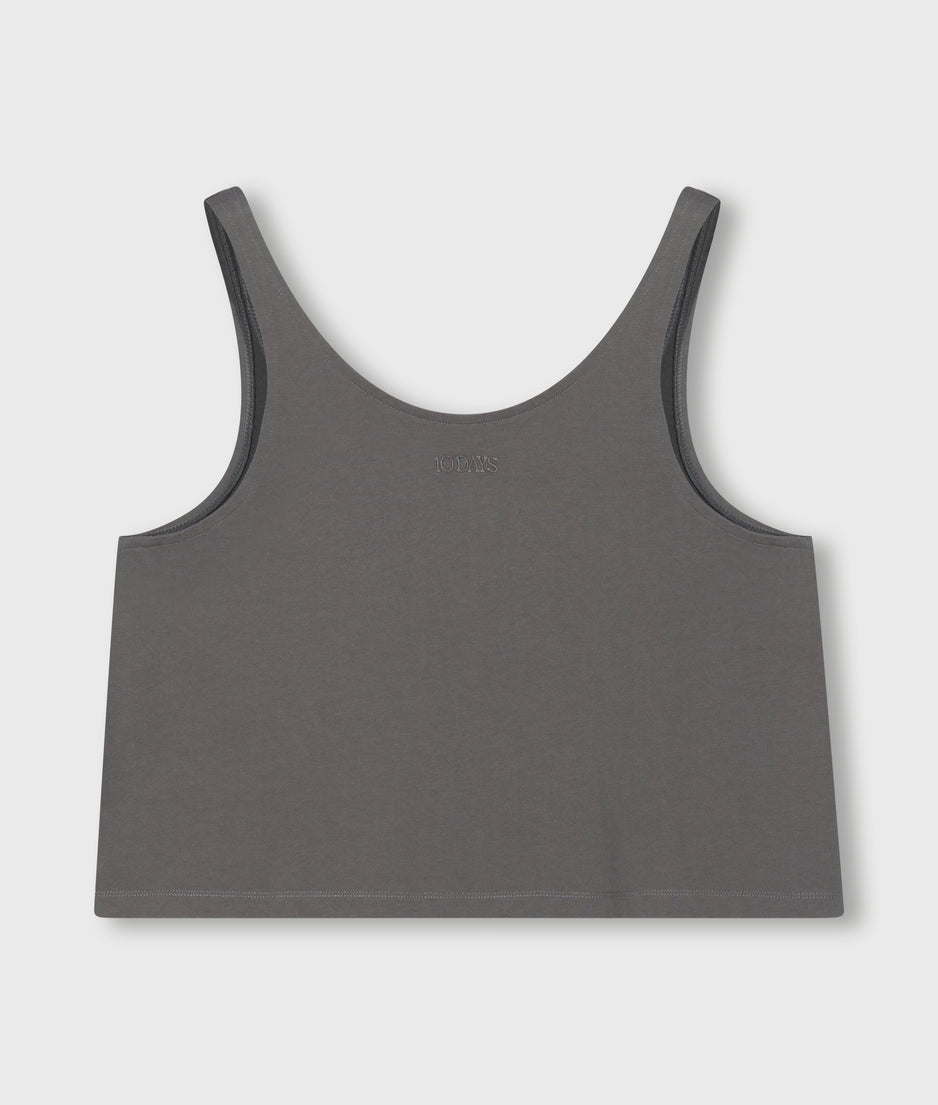 logo tank top | oil