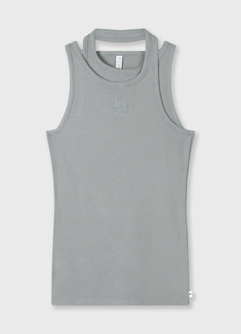 a-symmetric rib top | light graphite
