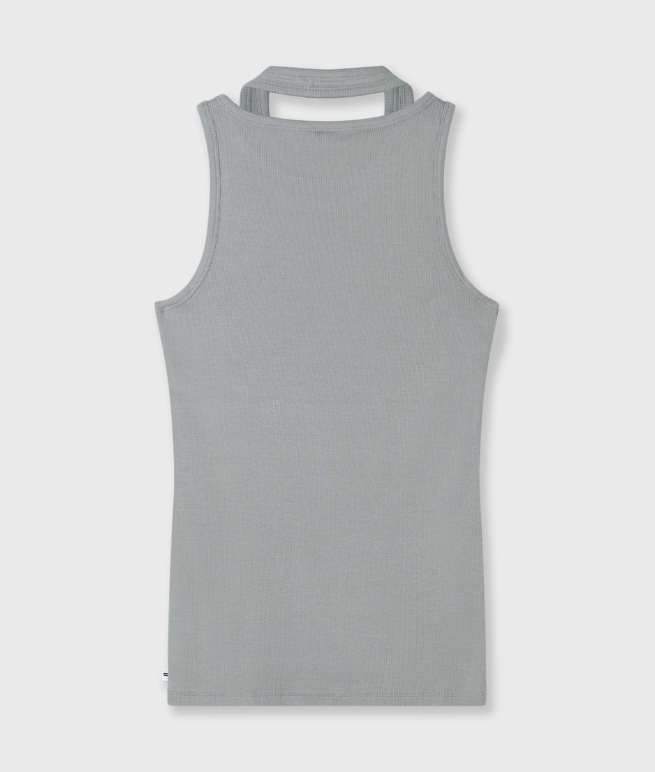 a-symmetric rib top | light graphite