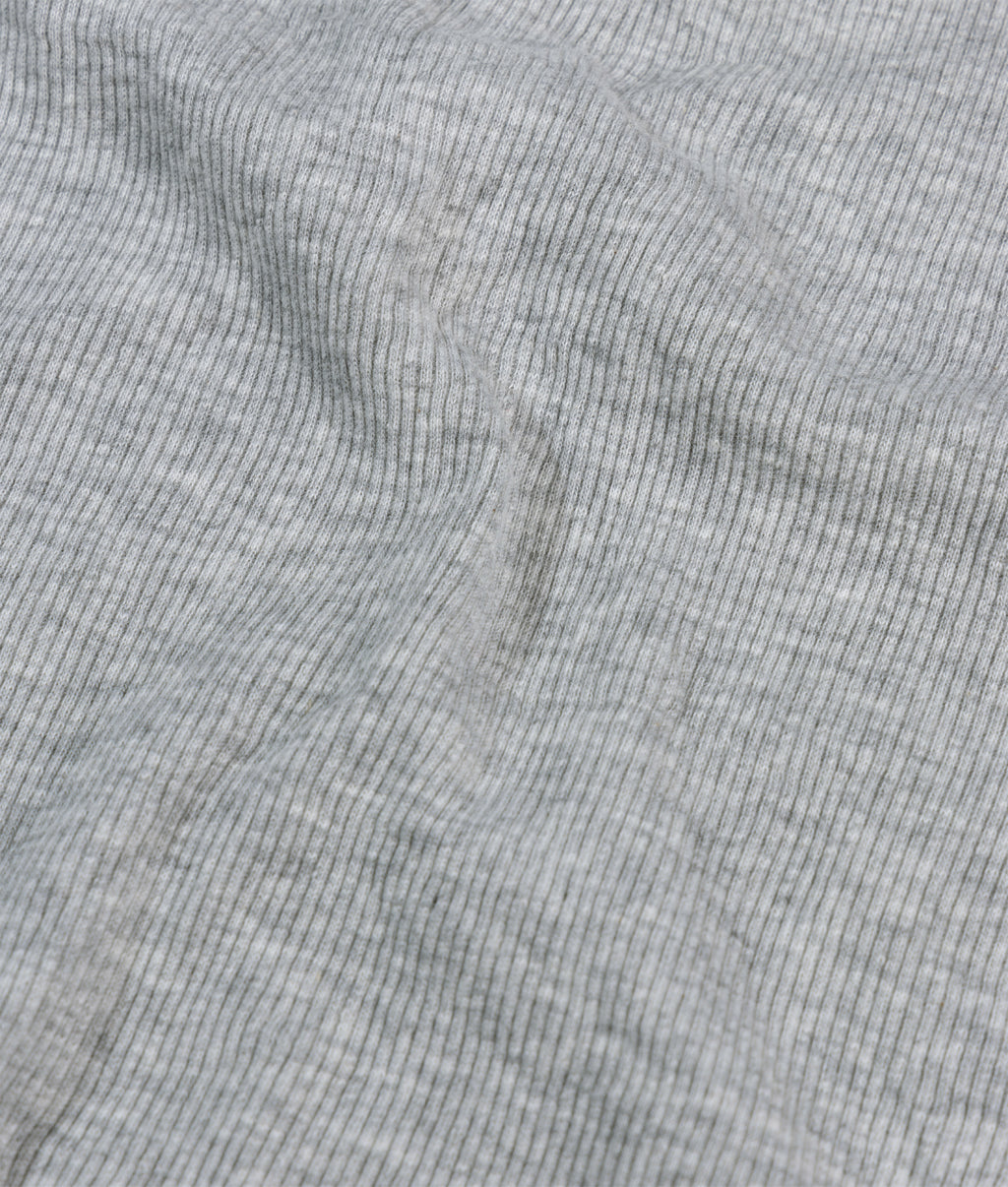 soft rib tank top | light grey melee