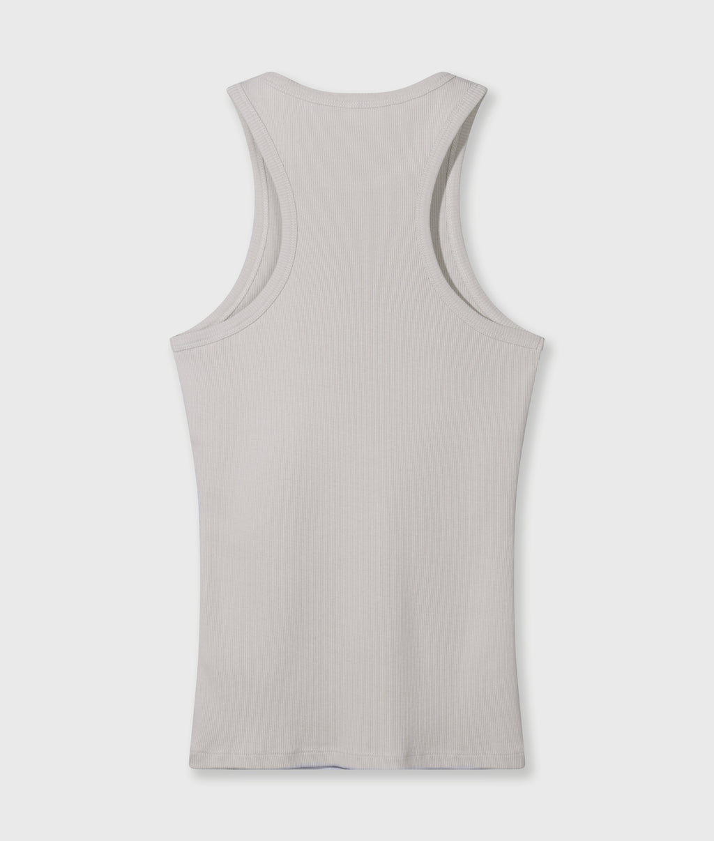 tank top rib | stone
