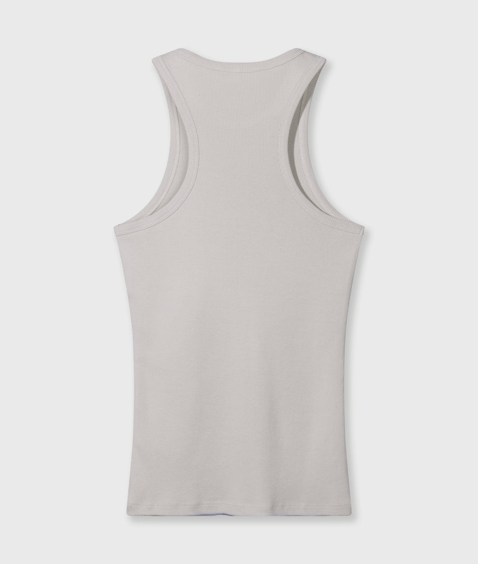 tank top rib | stone