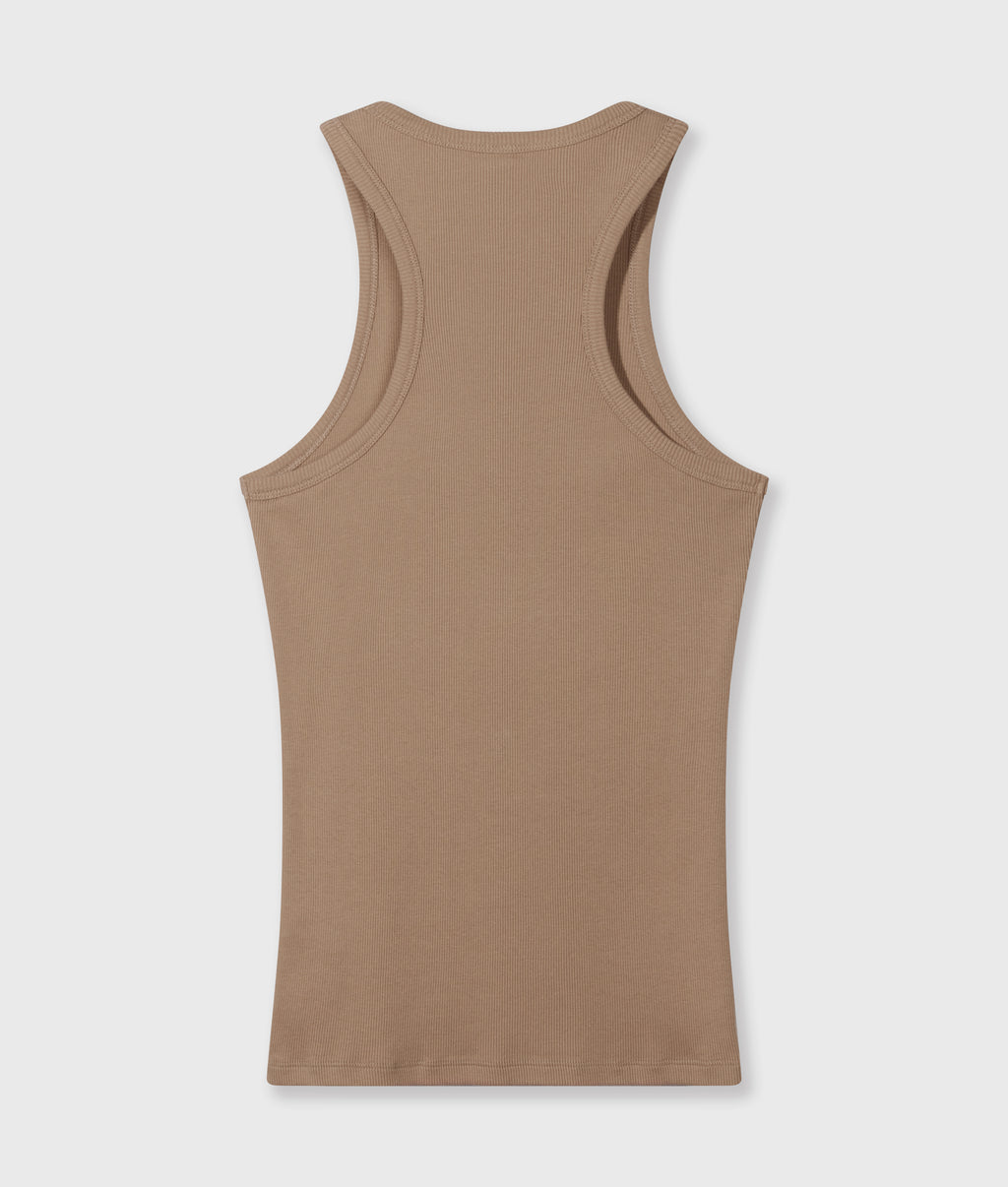 tank top rib | light fudge