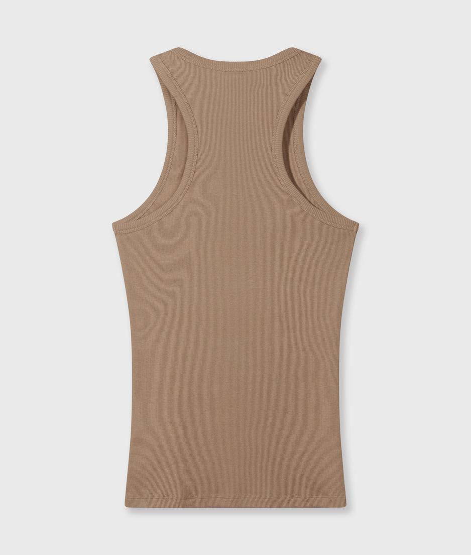 tank top rib | light fudge