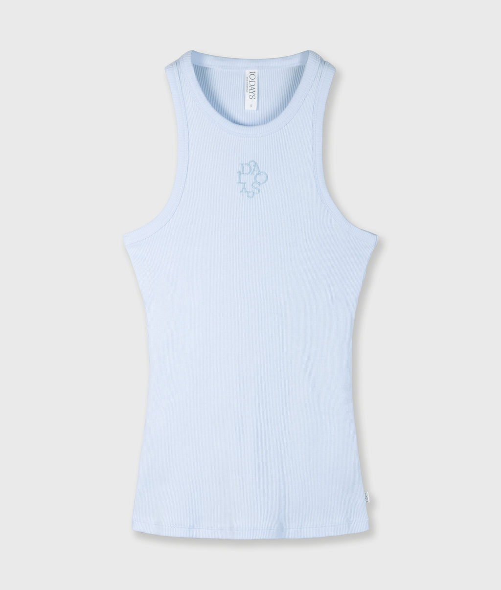 rib tanktop | angel blue
