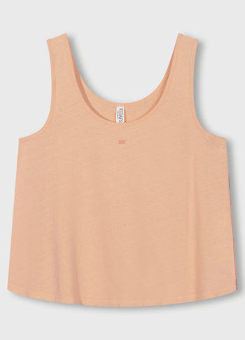 singlet linen | peach