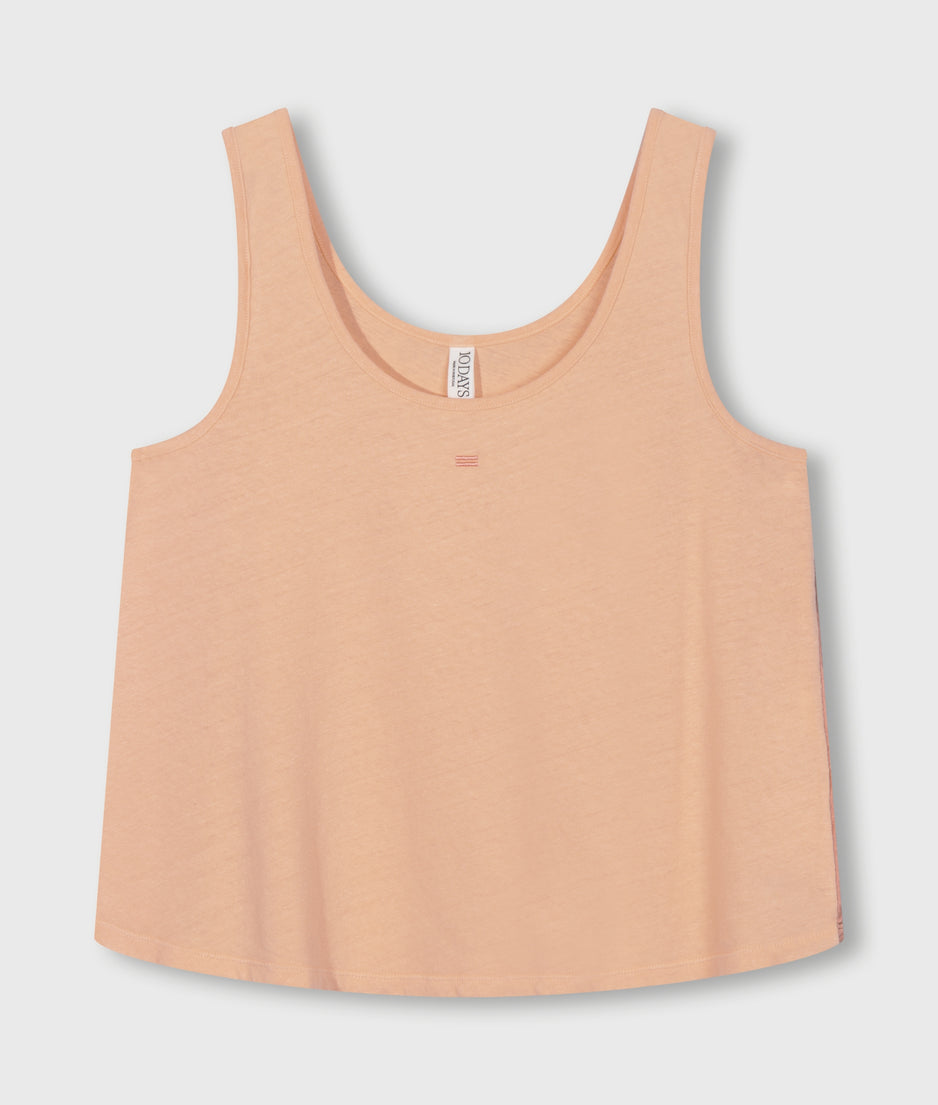 singlet linen | peach