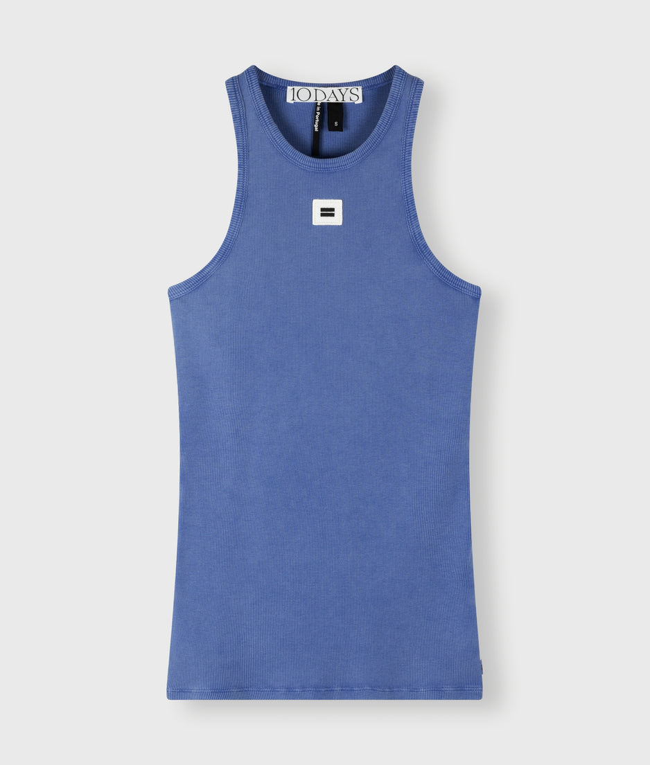 tank top rib | electric blue