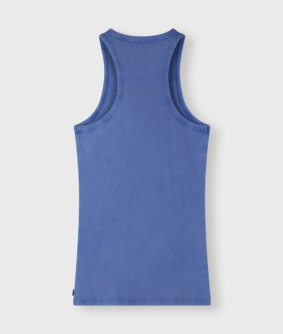 tank top rib | electric blue