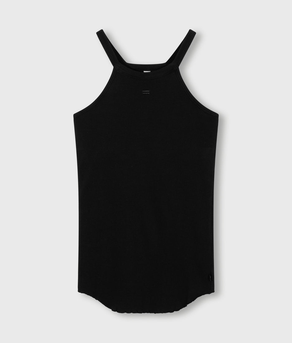 halter ballet top | black