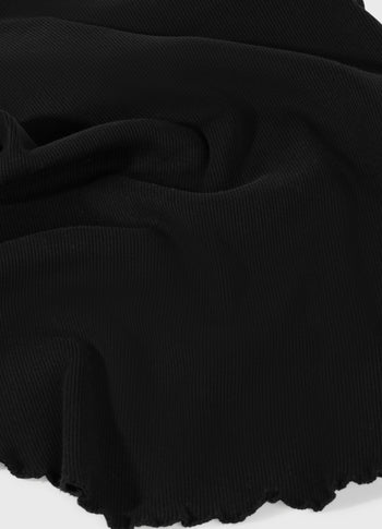 halter ballet top | black