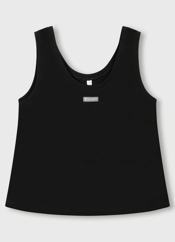 tank top jersey | black