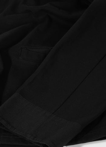 standing collar jacket | black