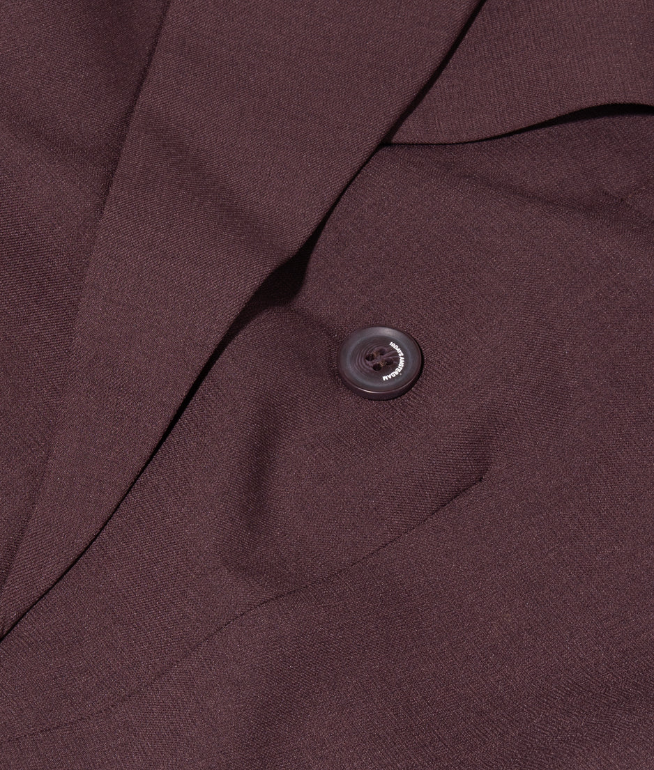 proud blazer | deep wine