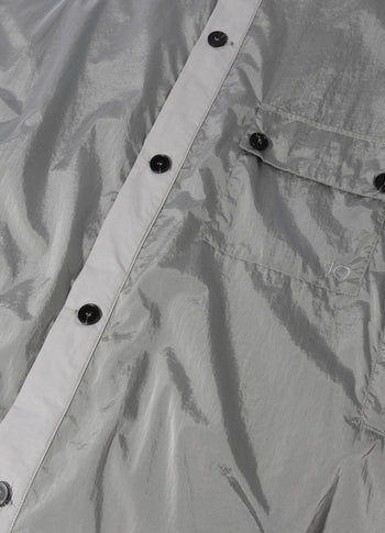 oversized shirt jacket | light graphite