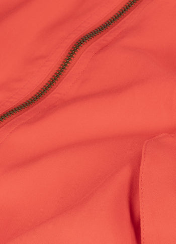 bomber blouse | poppy red