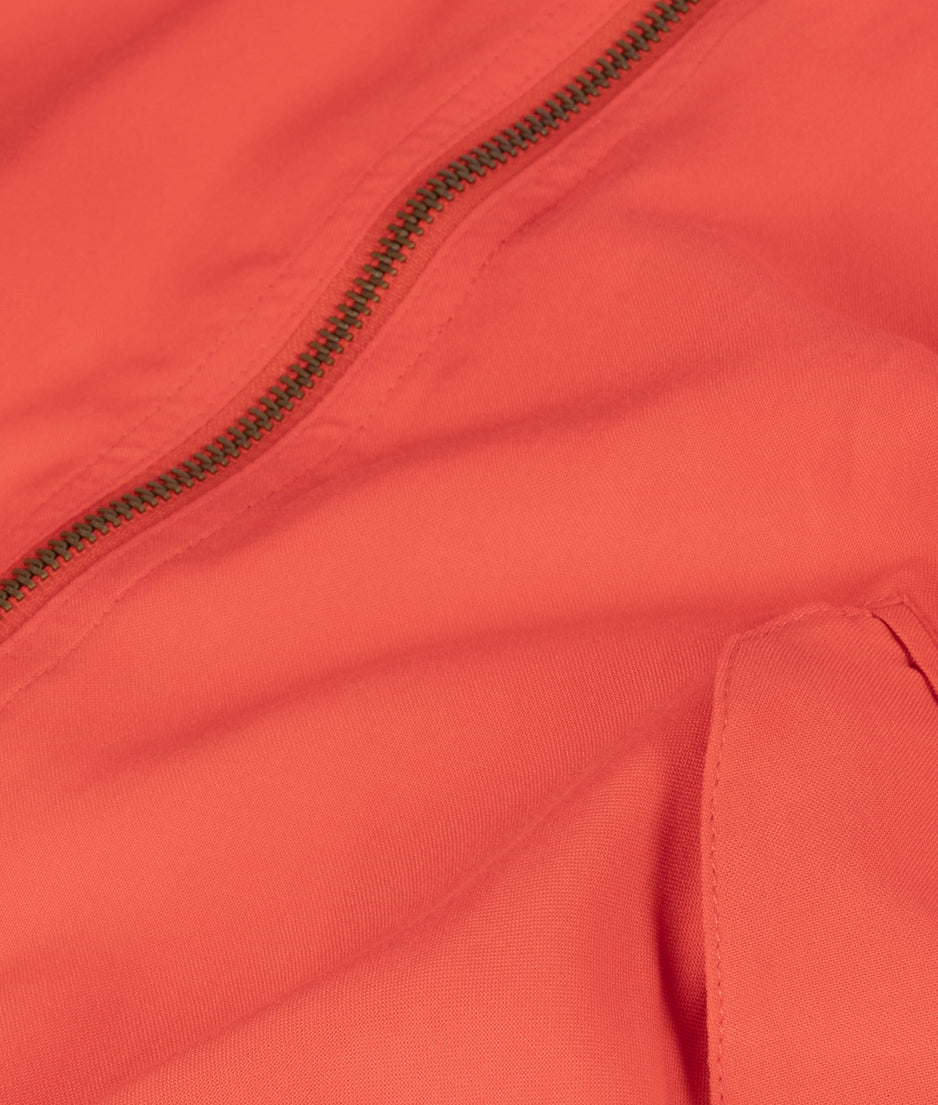 bomber blouse | poppy red