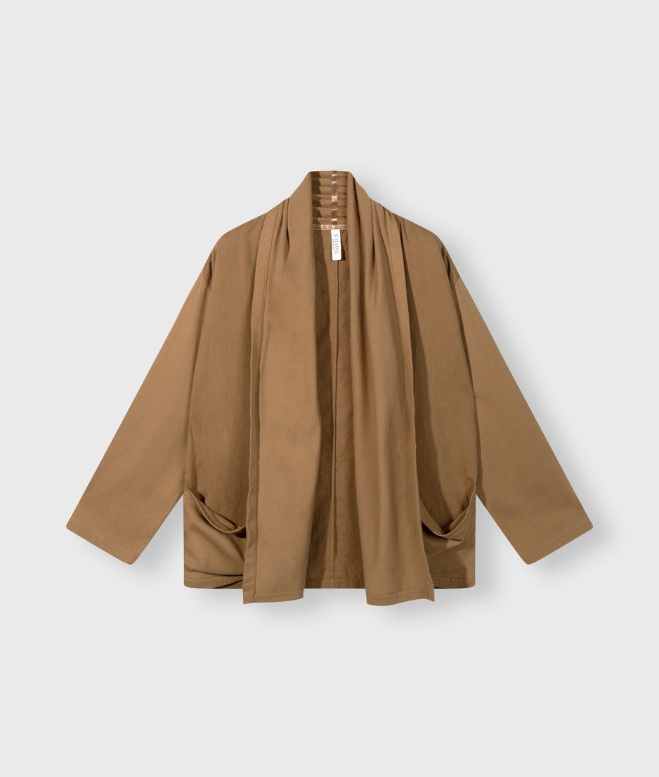 wellness jacket | cedar brown