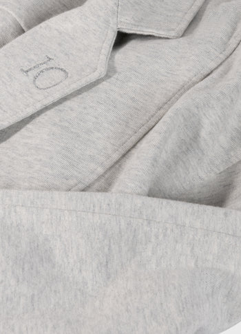 long blazer jersey | light grey melee